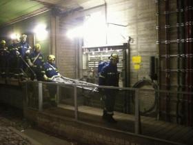 Bergung der Verletzten