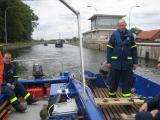 Die THW-Boote in der Brandenburger Vorstadtschleuse (Foto: M. Almanzor)